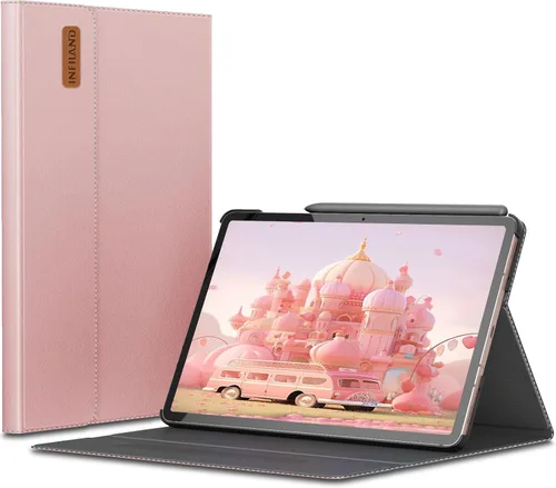 Miniatura 12 de INFILAND Funda para Samsung Galaxy Tab S10 Lite/10 FE/ S9 FE 5G de 10.9 pulgadas/Tab S9 de 11 pulgadas, Cubierta Ultra Delgada Multi-Ángulo