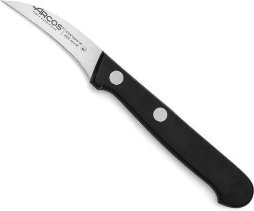 Miniatura 45 de Arcos Cuchillo de chef de 6 pulgadas de acero inoxidable. Cuchillo de cocina para cortar y pelar alimentos pequeños. Mango ergonómico