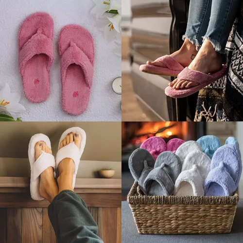 Miniatura 5 de Acorn - Sandalias de spa para mujer con espuma viscoelástica de alta calidad