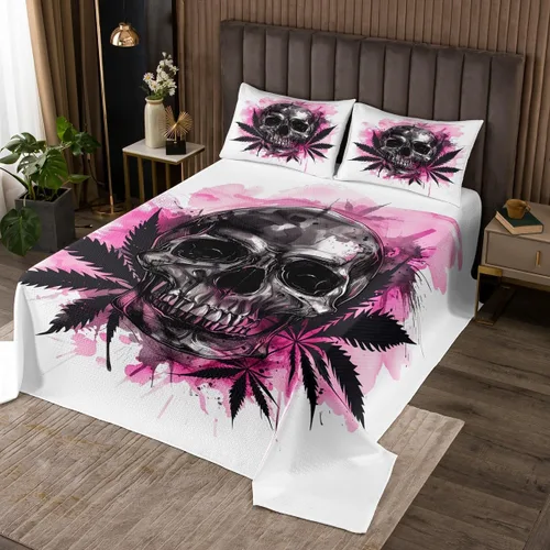 Miniatura 18 de Erosebridal Juego de colcha de luna trippy tamaño Queen, juego de edredón de estrellas psicodélicas, juego de colcha de astrología, juego de ropa