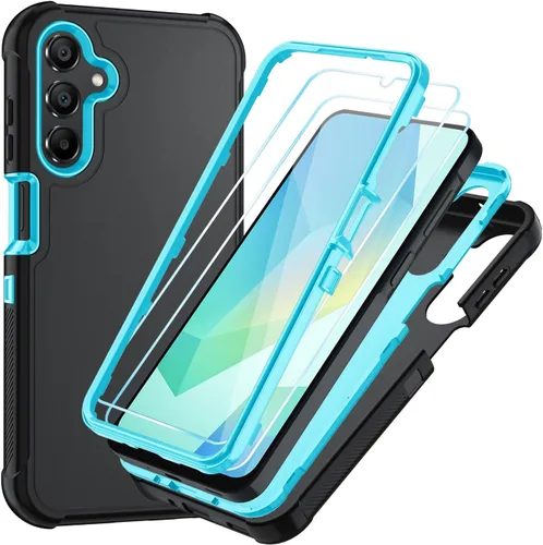 Miniatura 15 de Funda para Samsung Galaxy A16 5G: Cubierta de Teléfono a Prueba de Golpes de 3 Capas con Protector de Pantalla HD, Protección Híbrida Protectiva