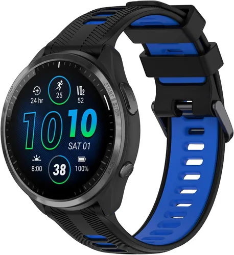 Miniatura 4 de Correa de repuesto compatible con Garmin Forerunner 965/955/945/935, Garmin Fenix 5/Fenix 6 GPS Smart Watch, correa de reloj de silicona ajustable 6