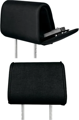 El juego de reposacabezas seguros HEADREST Safe Vulcan de tela - Juego de reposacabezas para asiento del pasajero + reposacabezas para acompañante -