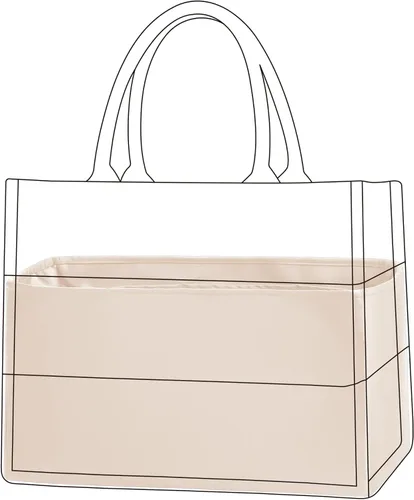 DGAZ Organizador de bolso de seda para bolso de mano Dior Mini SML, organizador de bolsas suave y sedoso, bolso de lujo y moldeador de bolsas