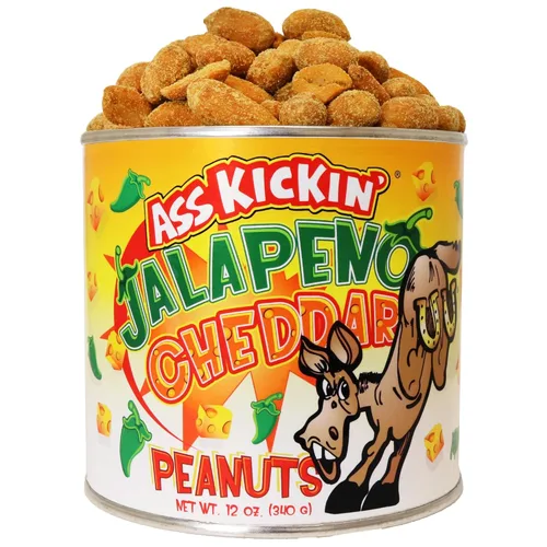 Miniatura 9 de ASS KICKIN’ Cacahuetes picantes Carolina Reaper – 12oz - Regalo gourmet picante definitivo - ¡Pruébalos si te atreves!