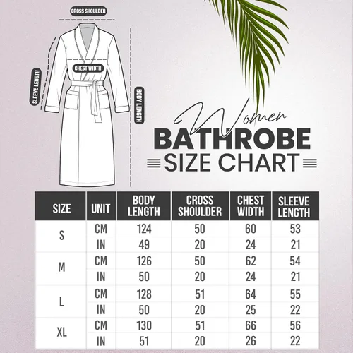 Miniatura 5 de NY Threads - Bata de baño de vellón para mujer con cuello tipo chal, bata larga y suave