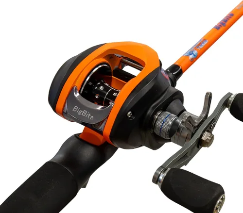 Miniatura 7 de Reaction Tackle Combo de Caña de Pescar y Carrete – Cañas de Carbono IM6 de 2 Piezas con Carretes de Lanzamiento Suave – Opciones de Spinning