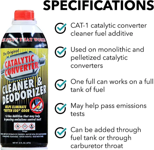 Miniatura 2 de Solder-It Catalytic Converter Cleaner Desodorizador Aditivo Combustible Lata de 16 Oz – (Paquete de 12)