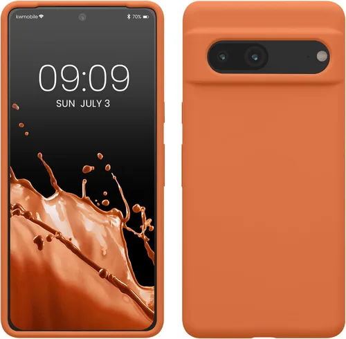 Miniatura 55 de kwmobile Funda compatible con Google Pixel 7 - Funda de silicona TPU con acabado suave - Piedra antigua