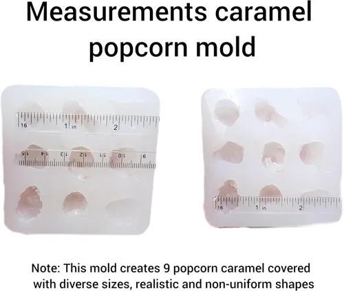 Miniatura 7 de Molde de silicona para palomitas de caramelo - Molde para hacer velas - Molde de resina - Molde de jabón - Molde flexible realista NC083