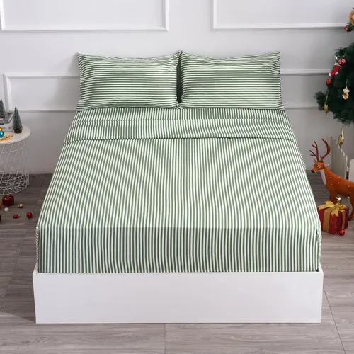 Miniatura 40 de Juego de sábanas de cama de 4 piezas - Tamaño completo - Juego de sábanas de cama de microfibra suave y duradera, bolsillo profundo, resistente a