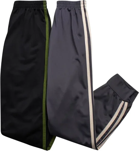 Miniatura 4 de Pro Athlete Conjunto de traje deportivo para niños, 4 piezas, manga corta, cuello redondo, camiseta deportiva y pantalones deportivos de tricot