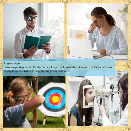 Miniatura 6 de 2 parches de ojo pirata, parches de ojos negros 3D para adultos y niños, parche médico para ojo izquierdo o derecho, parche ocular ajustable