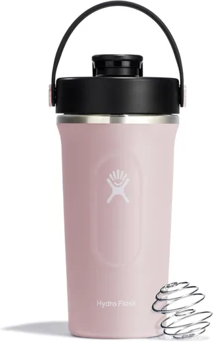 Miniatura 21 de Hydro Flask Botella agitadora – Botella de gimnasio de acero inoxidable aislada para preentrenamiento y proteína 24 onzas Agave Verde