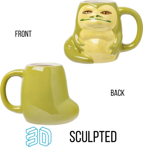 Miniatura 2 de Silver Buffalo - Taza de cerámica esculpida 3D de Star Wars The Mandalorian Child Seated, 591 ml (20 oz)
