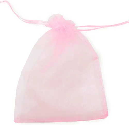 Miniatura 25 de Allgala 100 bolsas de regalo Orangza PF53400 con cordón, 8 x 12 pulgadas, surtidas