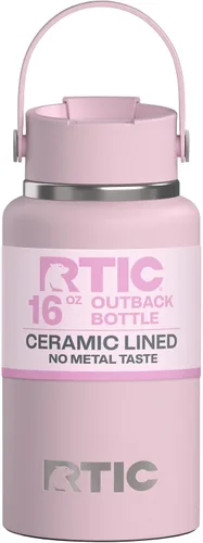 Miniatura 30 de RTIC - Botella de agua Outback de 32 oz (1 L), con revestimiento de cerámica, aislada, de acero inoxidable, doble pared con aislamiento al vacío