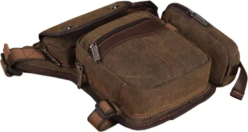 Miniatura 4 de Drop Leg Bag for Men Women Marrón