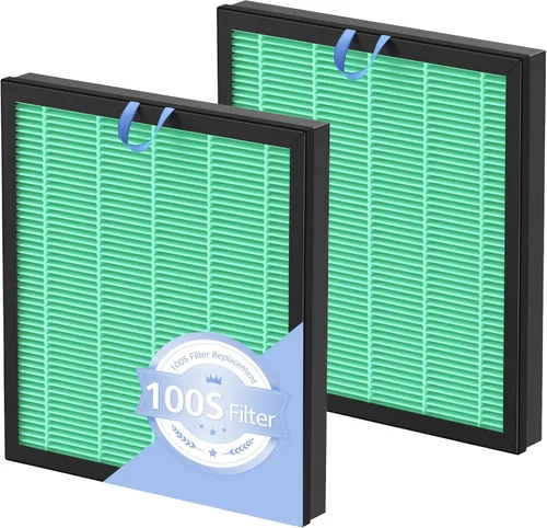 Paquete de 2 filtros de repuesto de absorción de toxinas Vital 100S para purificador de aire LEVOIT Vital 100S, filtro 3 en 1 Vital 100S Hepa y