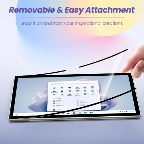 Miniatura 4 de MoKo Magnetic Paper Feeling Screen Protector for Surface Pro 12th 2026 Compatible with Surface Pro 11/10/9/8/X, Paper Texture, Anti-Glare, Anti