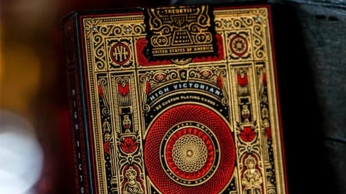 Miniatura 3 de Murphy's Magic Supplies, Inc. Cartas de alta victoriana (rojo) de theory11