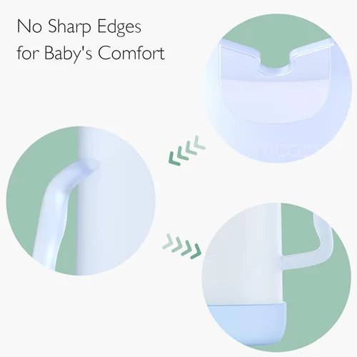 Miniatura 6 de Momcozy Soporte para bolsa de bebé sin apretar, soporte para caja de alimentos y jugos para bebés, sin desorden, fácil agarre para autoalimentación