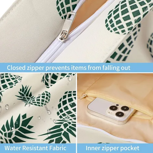 Miniatura 4 de Straw Beach Bags for Women, Tote Handbag Shoulder Bag for Women, Beach Straw Purse Buckets Summer Fashion Hobo Bags