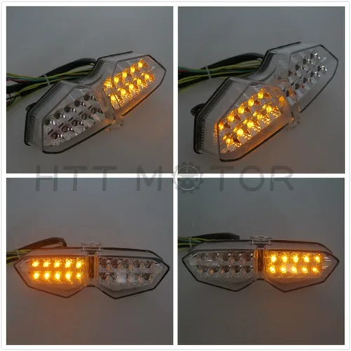Miniatura 4 de MT177 - Nuevo Faro Trasero Led Ahumado Compatible con Yzf R6 Yzfr6 01 02 2001-2002