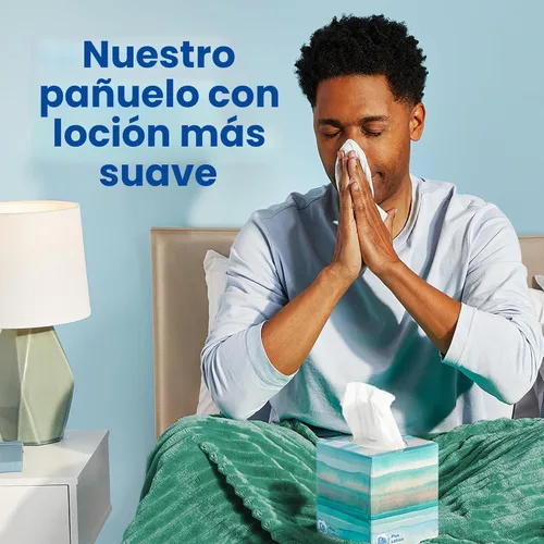 Miniatura 2 de Puffs Plus Loción de pañuelos faciales, 18 cubos, 56 pañuelos por caja