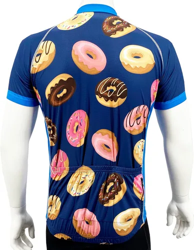 Miniatura 2 de PEAK 1 SPORTS Donut - Camiseta de ciclismo para hombre, de manga corta, para ciclismo y conducción en carretera