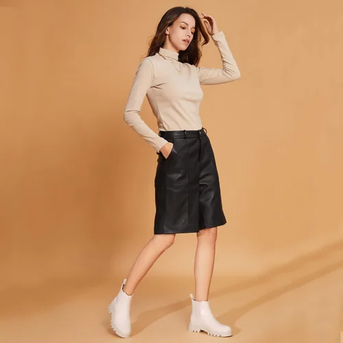 Miniatura 2 de firelli Botines Chelsea Combat para mujer, botines de invierno sin cordones