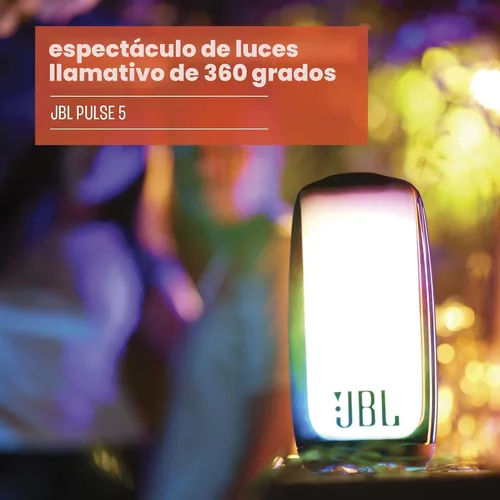 Miniatura 2 de JBL Pulse 5 - Altavoz Bluetooth portátil con luces deslumbrantes, sonido profesional original, color negro