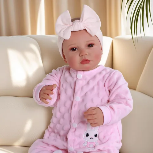 Miniatura 4 de BABESIDE Reborn Baby Doll Boy - Muñeca realista de vinilo suave de 20 pulgadas con cuerpo posable y accesorios, muñeca de bebé recién nacido