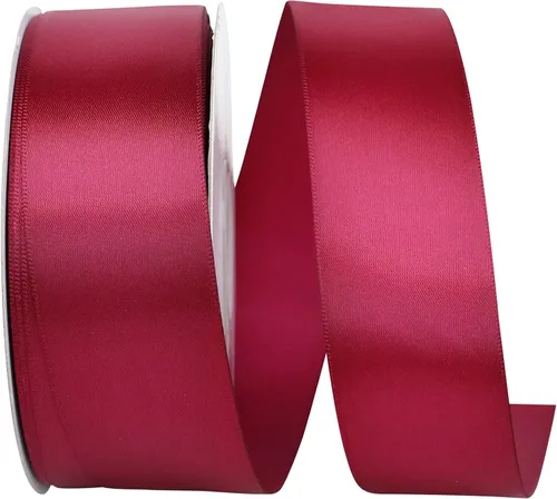 Miniatura 58 de Reliant Ribbon 4950-974-03C Cinta de satén de doble cara, 5/8 pulgadas x 100 yardas, oro antiguo