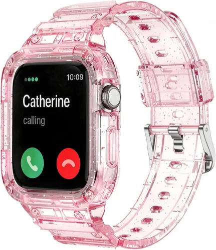 Miniatura 14 de Compatible con Apple Watch Band transparente de 1.929 in 1.811 in 1.772 in 1.732 in 1.654 in 1.614 in 1.575 in 1.496 in para mujeres y hombres