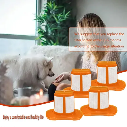 Miniatura 6 de Diteje Paquete de 4 accesorios de filtro de vacío de repuesto compatibles con Black and Decker HHVK HHVK320J10 HHVK320JZ01 HHVK415B01 HHVK515JP07