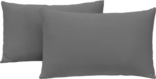 Miniatura 53 de Juego de 2 fundas de almohada pequeñas de punto Jersey Knit para viajes o niños pequeños de 12 x 16 pulgadas, 13 x 18 o 14 x 20 pulgadas, sobre