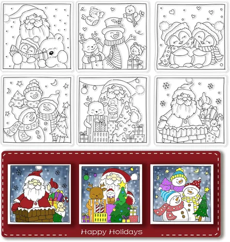 Miniatura 33 de Sellos transparentes de CRASPIRE para el día de San Patricio Hoja de trébol Sellos transparentes para álbum de recortes para hacer tarjetas DIY