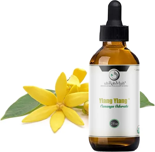Miniatura 13 de Aceite esencial orgánico Ylang Ylang completo – Aceite esencial certificado por USDA Aceite esencial 100% puro y natural para el cuidado