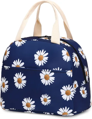 Miniatura 10 de Bolsa de almuerzo de conejo para mujeres y niñas, bolsas de picnic reutilizables con aislamiento para adultos y niños, trabajo, escuela, senderismo