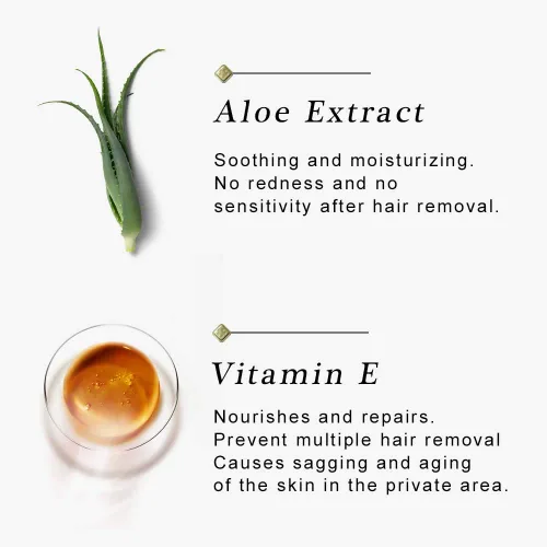 Miniatura 4 de Crema depilatoria para partes íntimas, axilas, piernas, cuerpo, crema de depilación íntima para mujeres y hombres, sin dolor, sin olor, no irritante