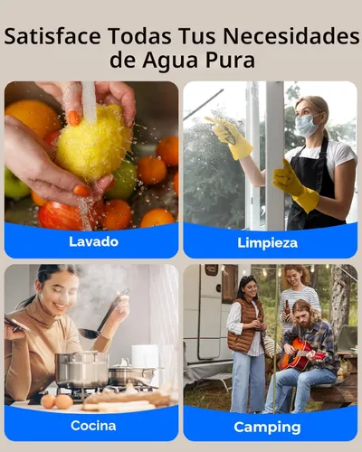 Miniatura 9 de Waterdrop 10UB PRO - Filtro de agua para debajo del fregadero, no requiere perforación, recordatorio de tiempo, con grifo de níquel cepillado, Oscuro