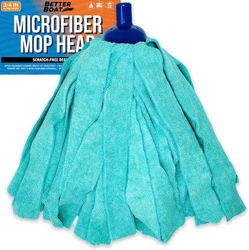 Miniatura 7 de Recambio de repuesto de cabezal de trapeador de algodón, cabezal de trapeador de cuerda resistente para lancha, cubierta, piso, hogar, automóvil