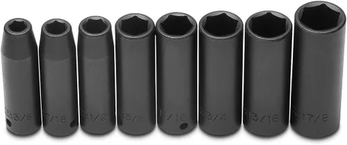 Miniatura 3 de Juego de llaves de vaso de impacto profundo de 1/2" de 15 piezas - 6 puntos