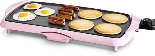 Miniatura 10 de GreenLife 20 x 50.8 cm Plancha Eléctrica Extra Grande, Cerámica Antiadherente Libre de PFAS y PFOA No Tóxica, Control de Temperatura, Calentamiento