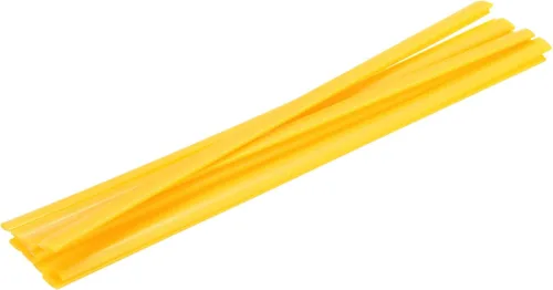 Miniatura 106 de MECCANIXITY 5 varillas de soldadura de plástico amarillo de 0.374 in x 9.843 in HDPE cinta plana de soldadura de plástico para reparar tanques