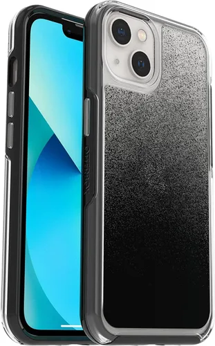 OtterBox Symmetry Series Funda transparente solamente para iPhone 13, aerosol degradado Spray Ombre