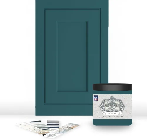 Miniatura 111 de Pintura TODO EN UNO, Abbey (gris cálido), Muestra de 8oz - Pintura duradera para gabinetes y muebles. Imprimación y capa superior incorporadas,