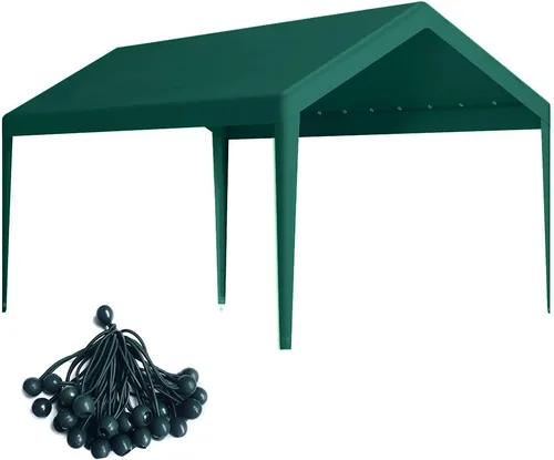 Miniatura 10 de Cobertura de toldo de repuesto para cochera, cubierta superior de repuesto para estructura de cochera de 10' x 20', lona impermeable y protegida