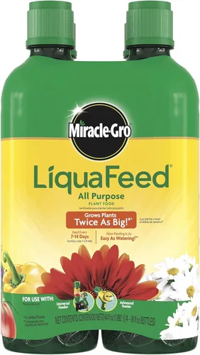 Miniatura 12 de Miracle-Gro 1016111 LiquaFeed Advance Kit de inicio con alimentador de jardín (paquete de 6), 16 onzas
